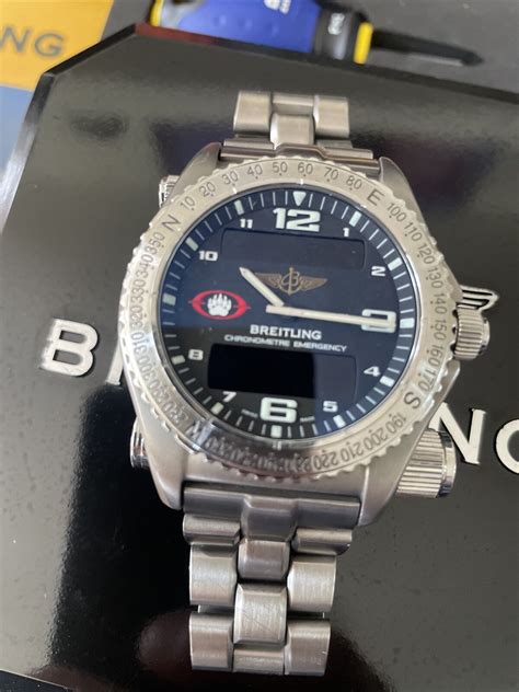 breitling yellow emergency watch|blackwater Breitling watch for sale.